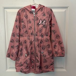 Disney Pink Raincoat with Bow Design